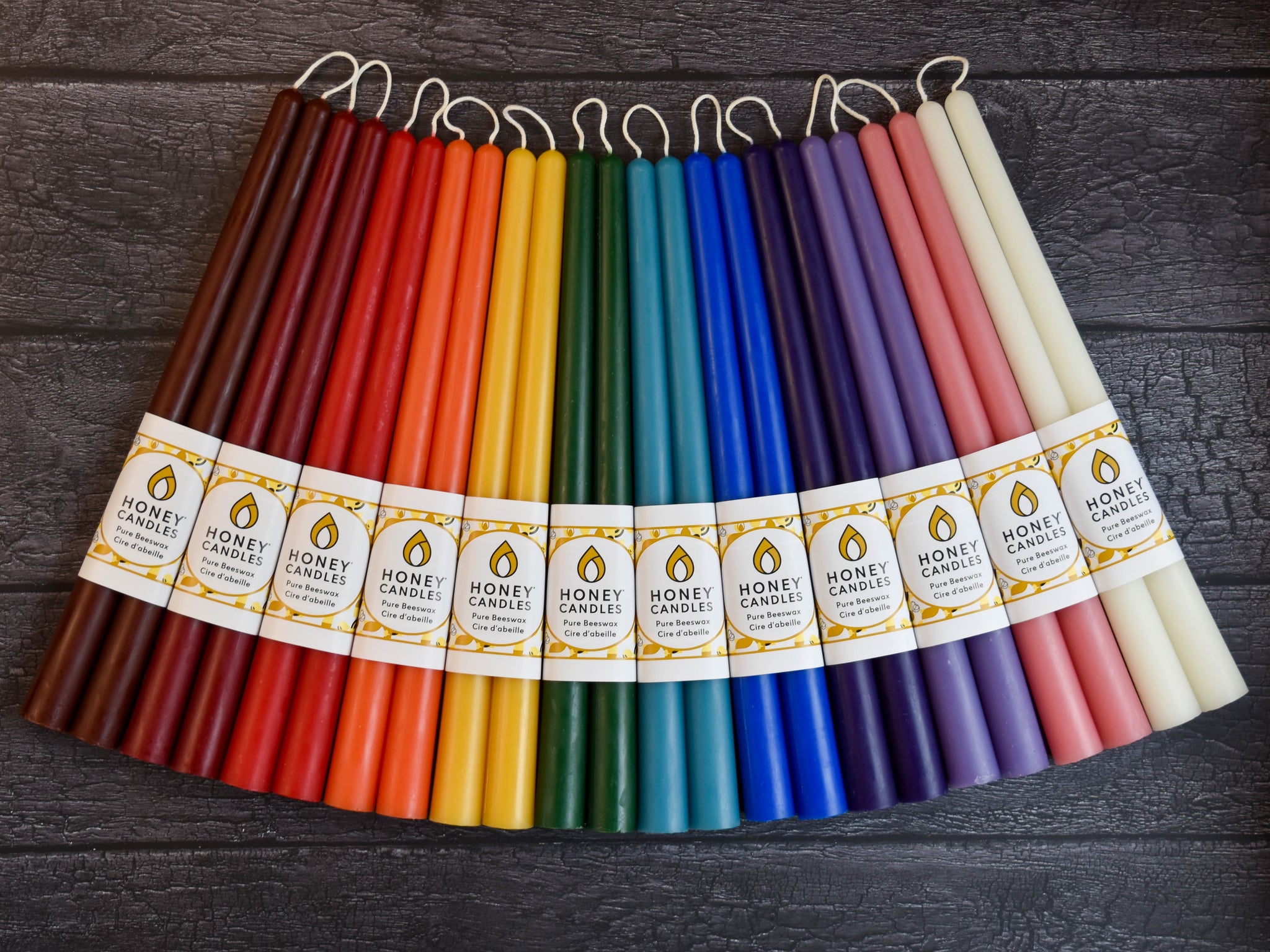 Enviro-dyes and Coloured Beeswax Candles