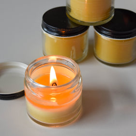 Easiest DIY Beeswax Candle