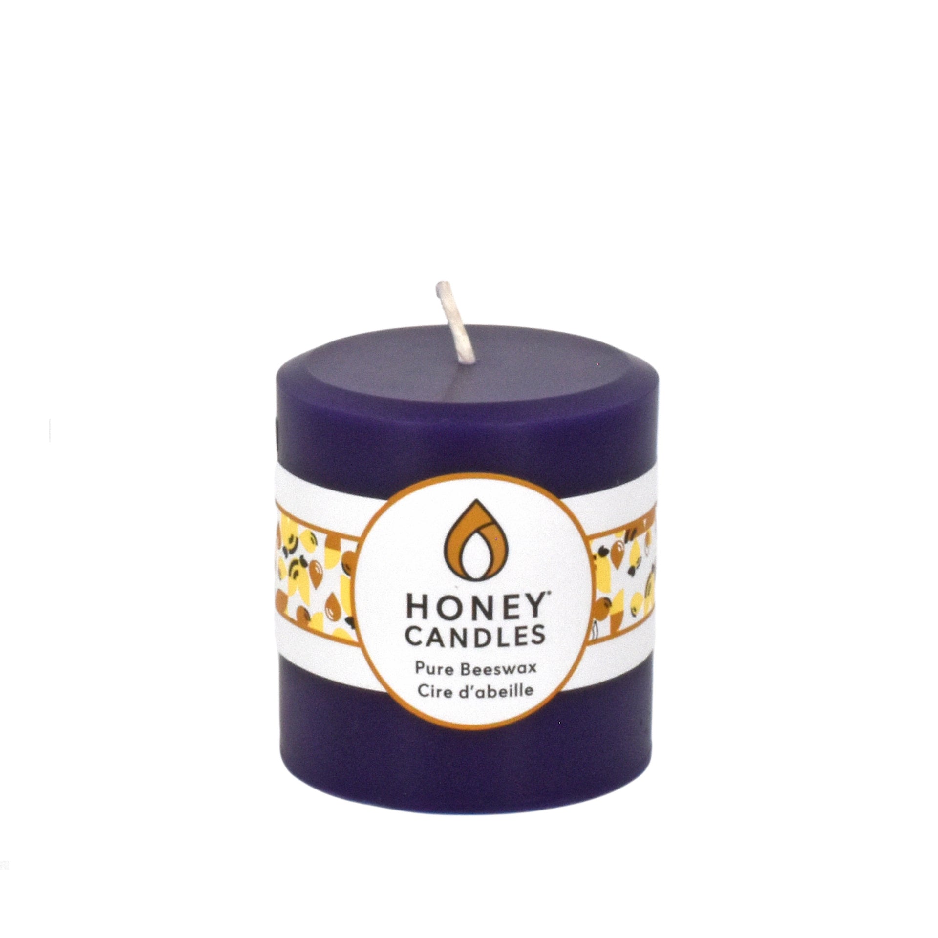 Violet Beeswax Advent Candle – Honey Candles Canada