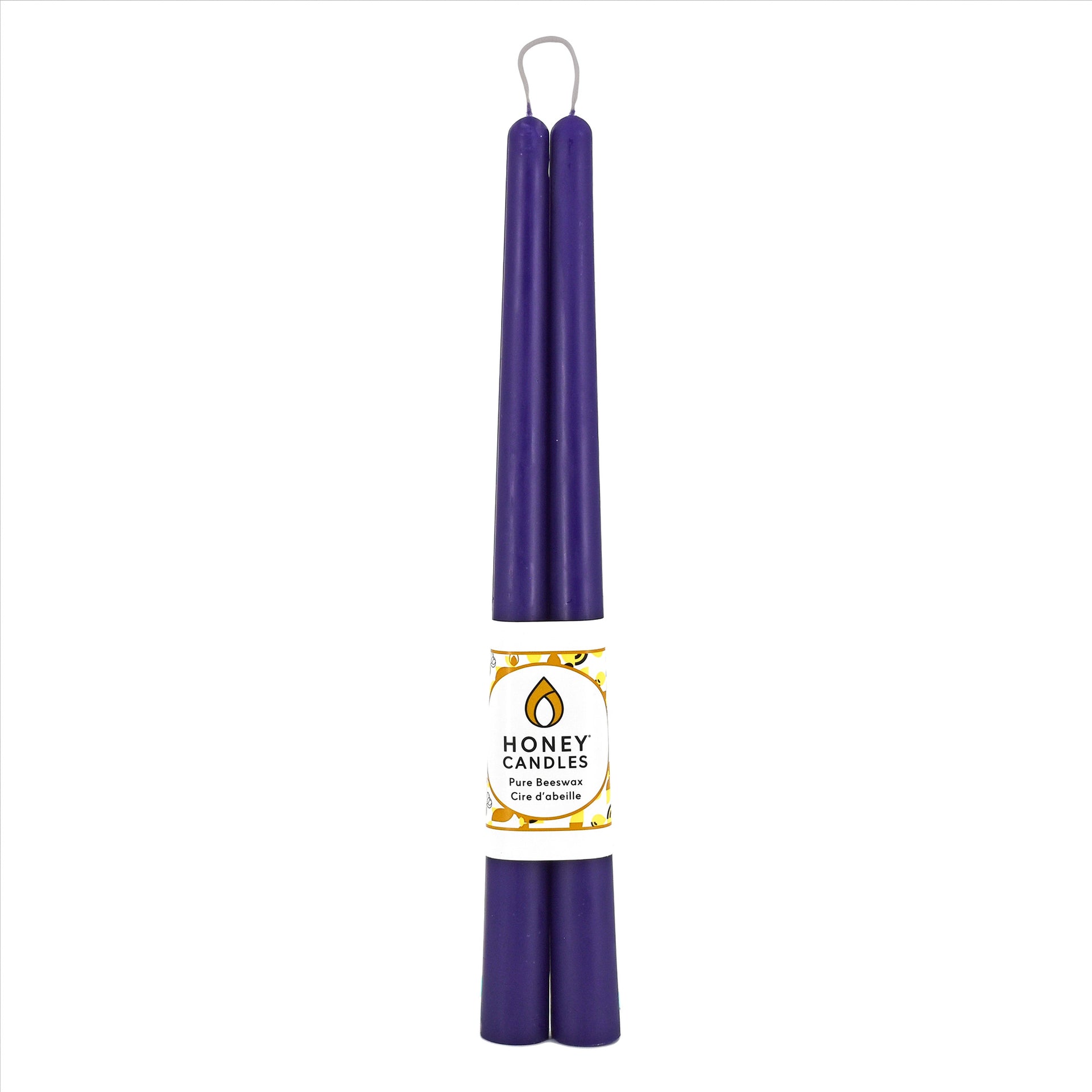 Violet Beeswax Advent Candle – Honey Candles Canada