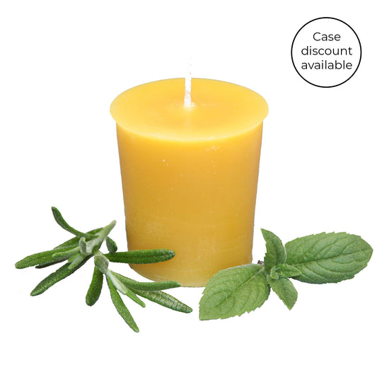 100% Pure Beeswax Votives by Honey Candles – Honey Candles Canada