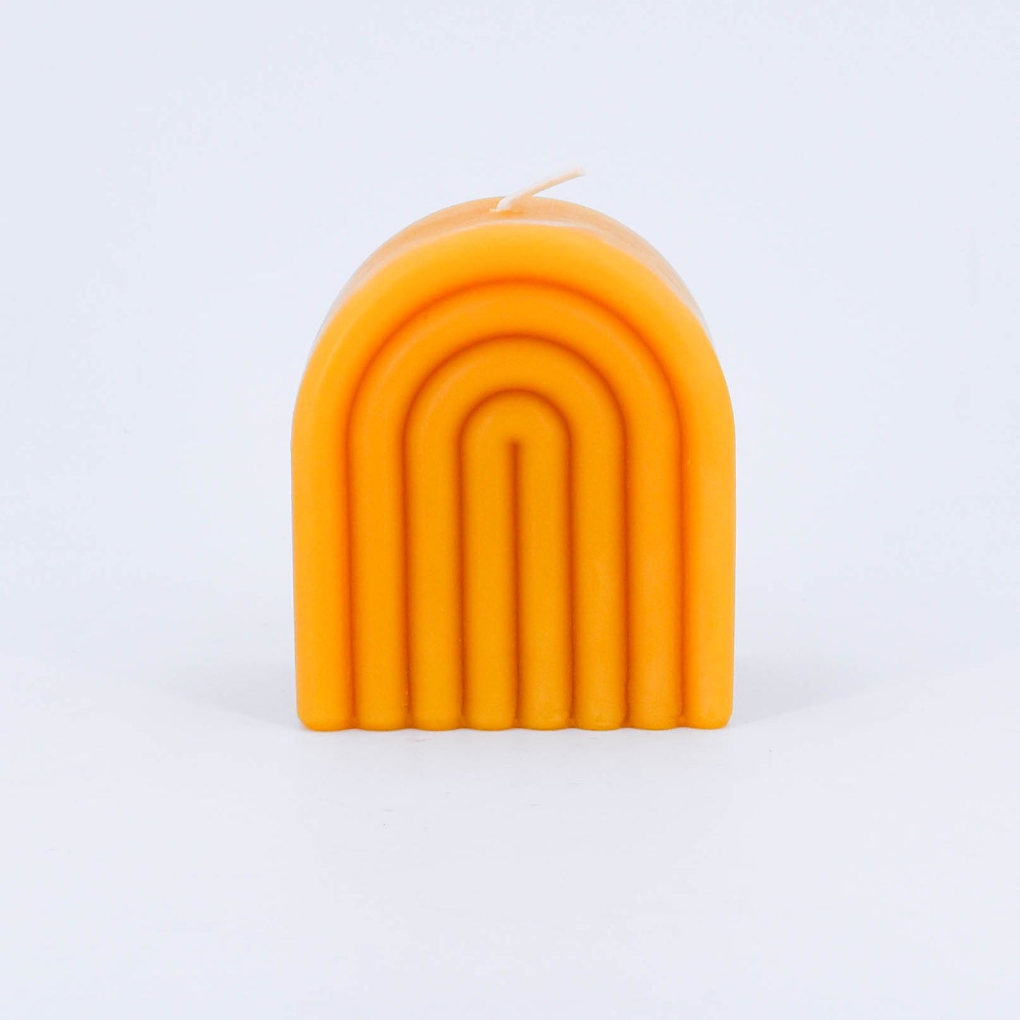 pure beeswax arches pillar candle